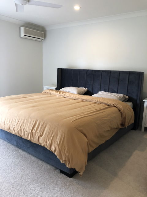 Bed Frame (Super King, King, Queen, Double) - Mayfair Charcoal Velvet