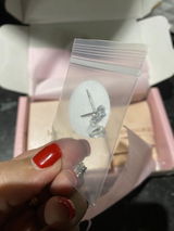 Dainty Heart Studs Free Gift