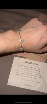 Cristia Clover Bracelet Silver