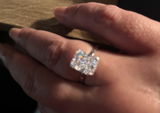 Raya Crushed Ice Ring Silver
