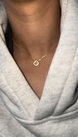 Azelia Clover Necklace Gold