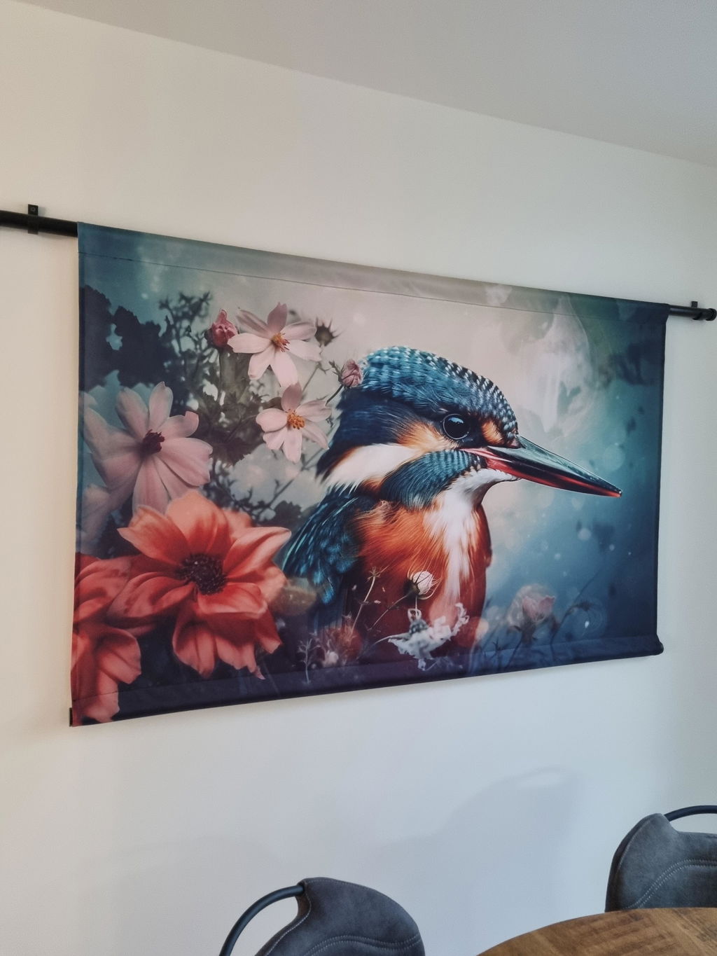 Ijsvogel 5 · Wandkleed