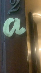 Mogra - Dense Brass Door Numbers & Letters
