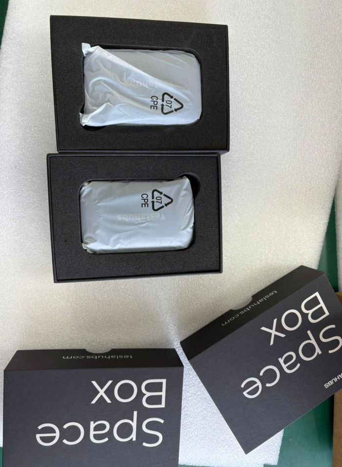 Customer photo shared with a review about one-day delivery to California