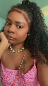 “SELENA” 4B Hybrid Hairline -Exotic WaterWave Texture