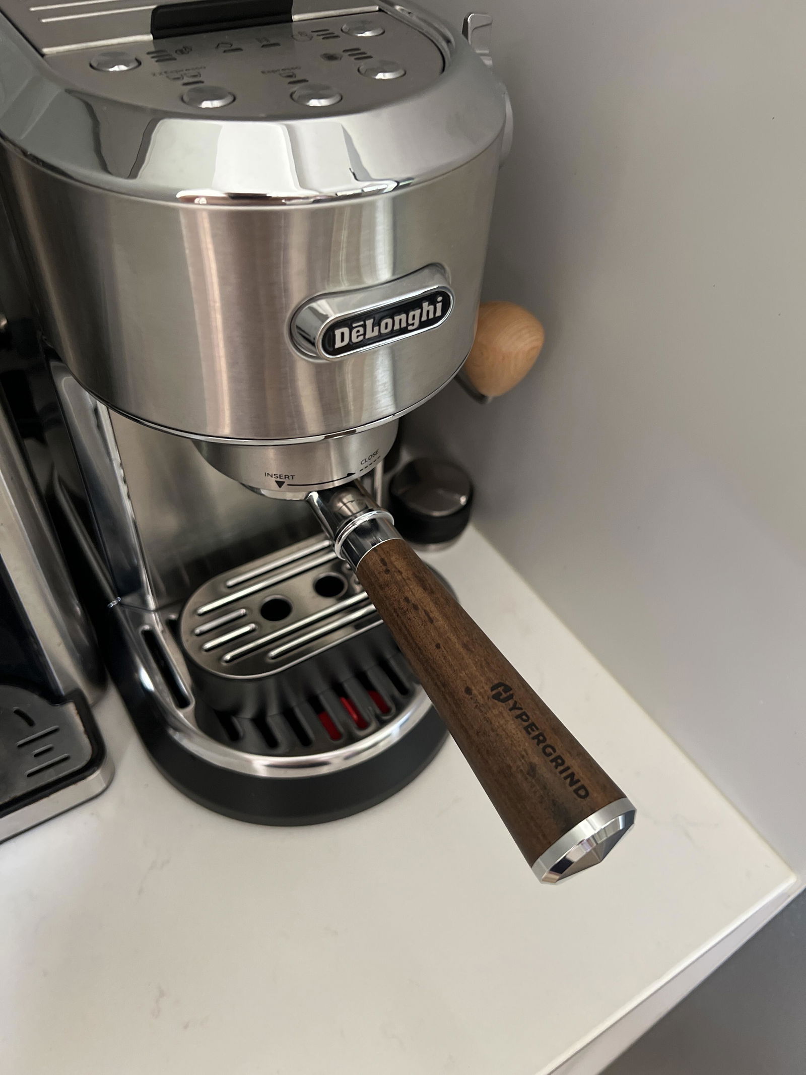 De'Longhi 51mm La Specialista Bottomless Portafilter (Blackwood