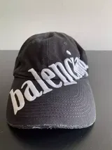 BALENCIAGA Diagonal Logo Cap