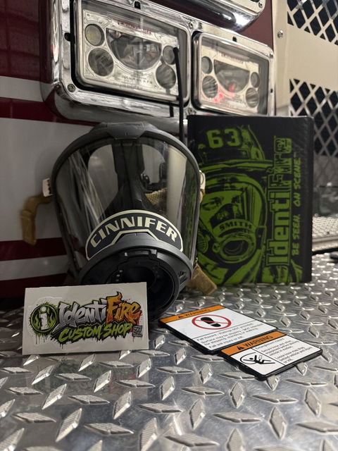 IdentiFire™ MSA *G1* SCBA Facepiece Nameplate