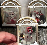 {Madelezabeth X IDP} Hazbin Frosted Window Pins [IN-HANDS)