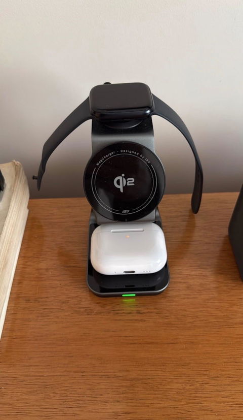 MagCharger Qi2 - Estación de Carga Inalámbrica 3 en 1