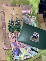 Green Reaper Earrings