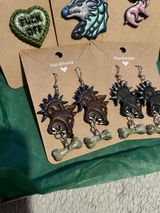 Spikey Pup Earrings