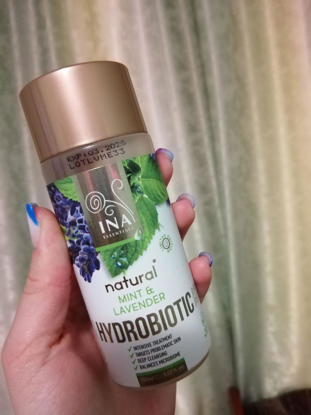 Hydrobiotic - Lavanda & Menta - intensiva îngrijire pentru Acnee