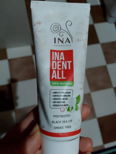 Снимка от клиент: паста за зъби без флуорид Ina Dent-All