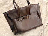 Office Tote - Chocolate Brown