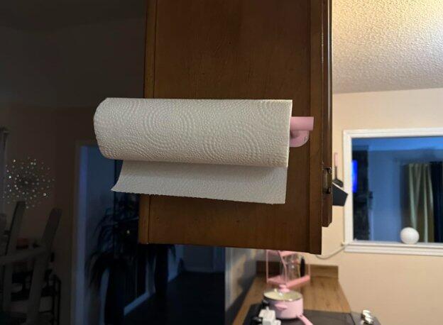 Stainless Steel Paper Towel Holder No-Drill Wall-Mount Tissue Dispenser