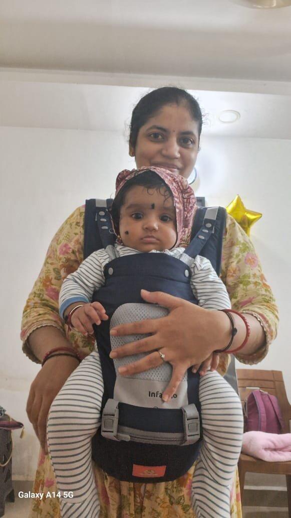Infantso Adjustable Hip Seat Baby Carrier with 6 Carrying Positions for 03 to 24 Months