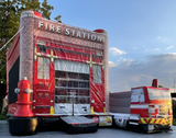 3 In 1 Fire Station Bounce House