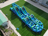 Huge 194ft Inflatable Obstacle Course