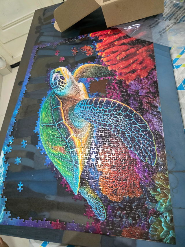 Fotografía compartida por Tahicelis Marcano en su reseña de Tortuga Marina · 1.000 piezas
