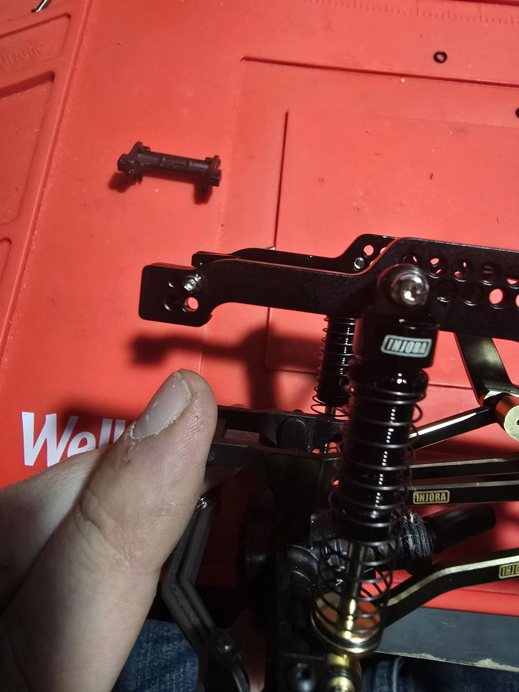 INJORA Universal LCG Chassis Kit for 1/18 TRX4M Upgrade (Aluminum)
