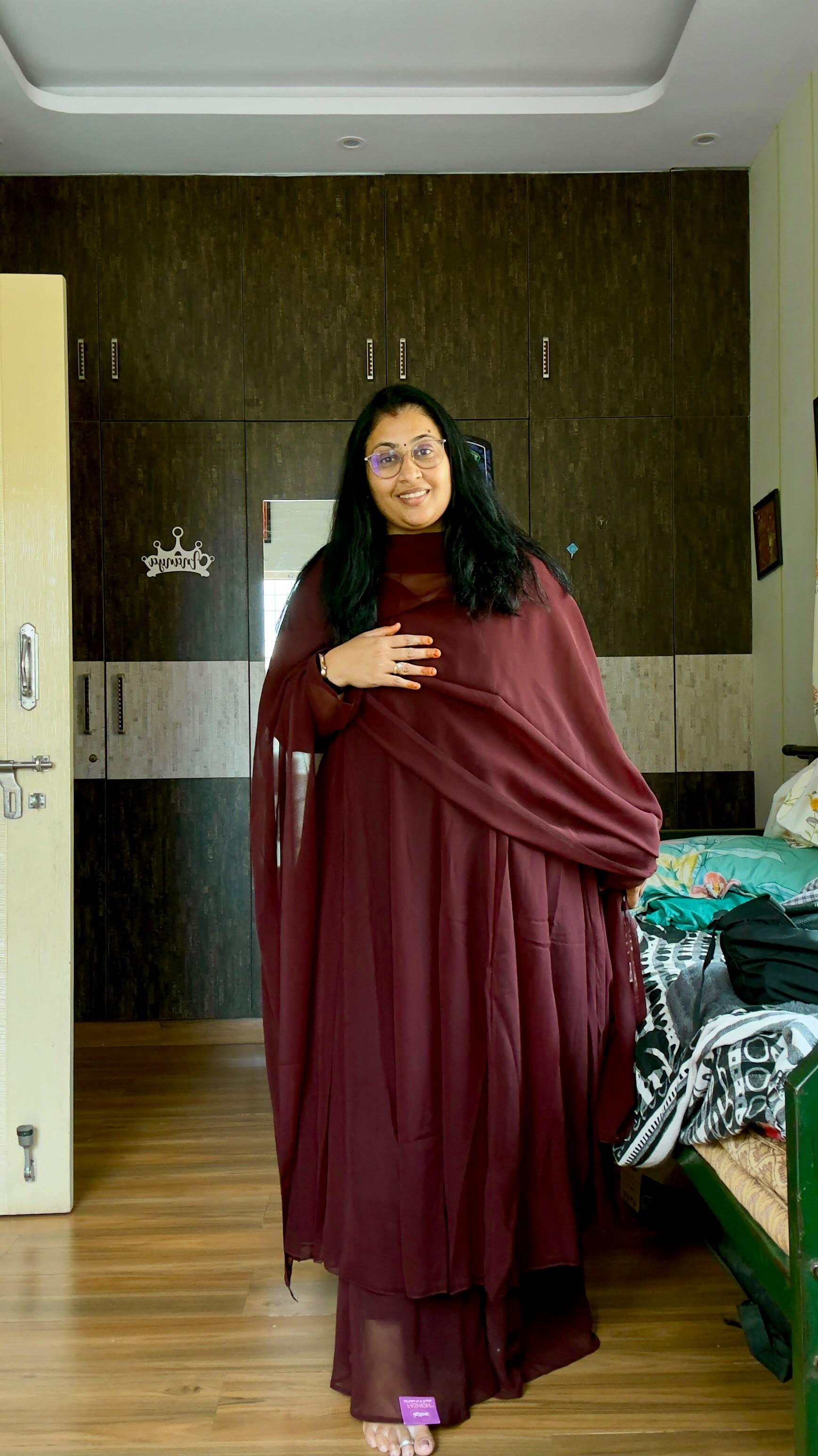 Kadhalar Dhinam Inspired C (Kurti+Pant+Dupatta)