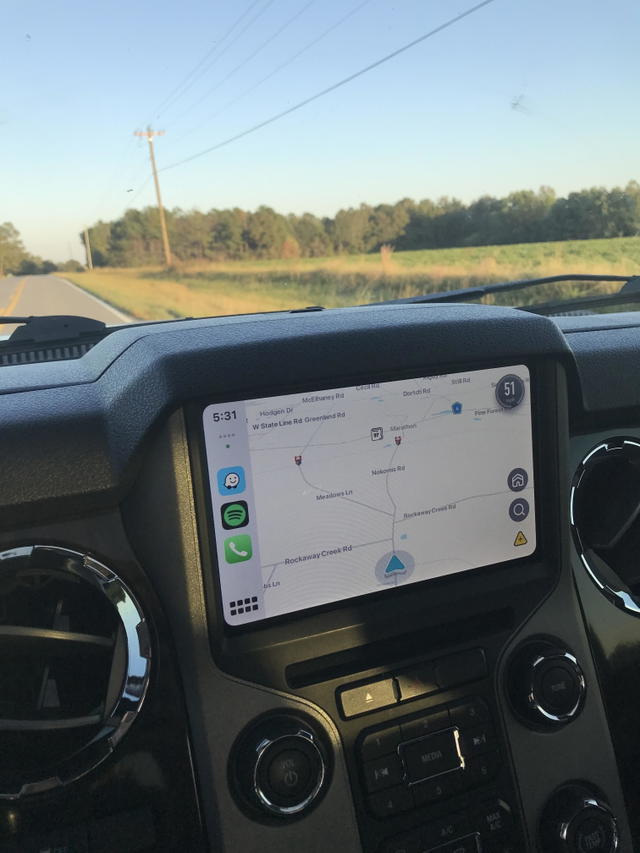 Customer photo of the installed upgrade, sent by Forrest D.