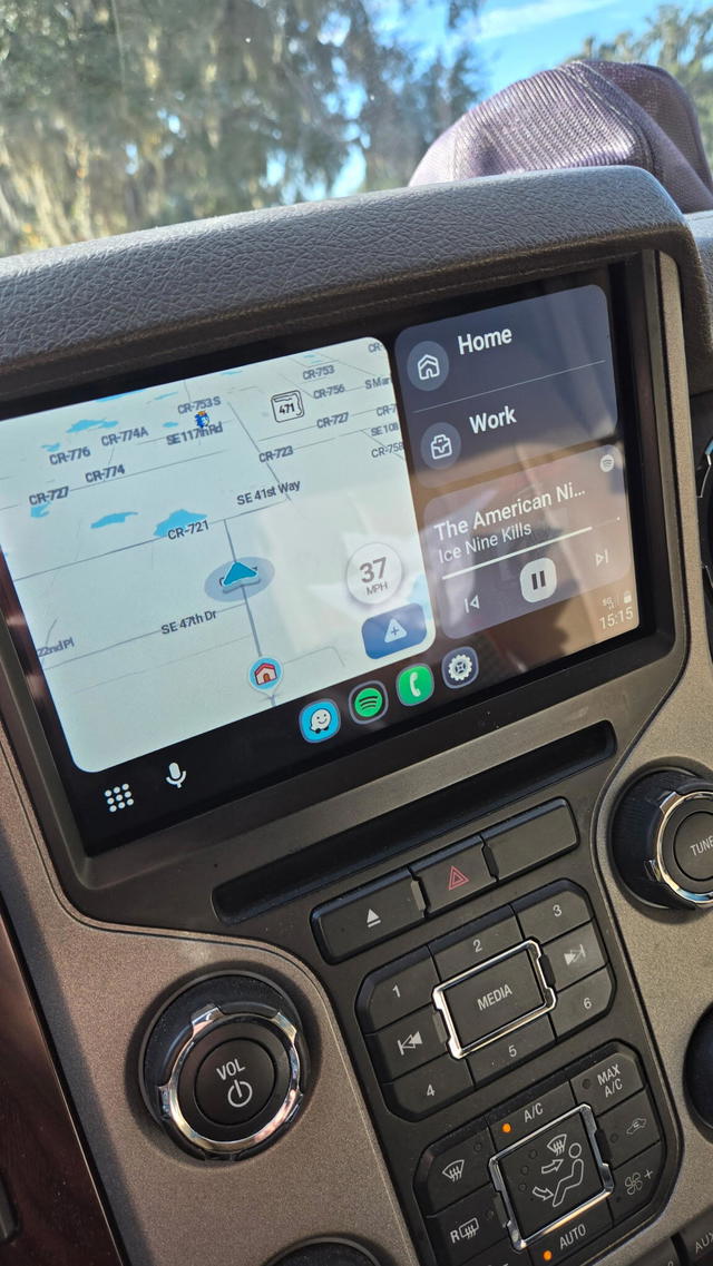 Customer photo of the installed upgrade, sent by Thomas B.