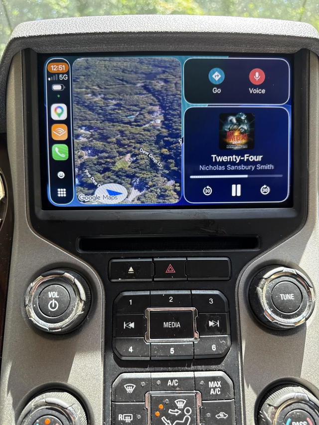 Customer photo of the installed upgrade, sent by Paul M.