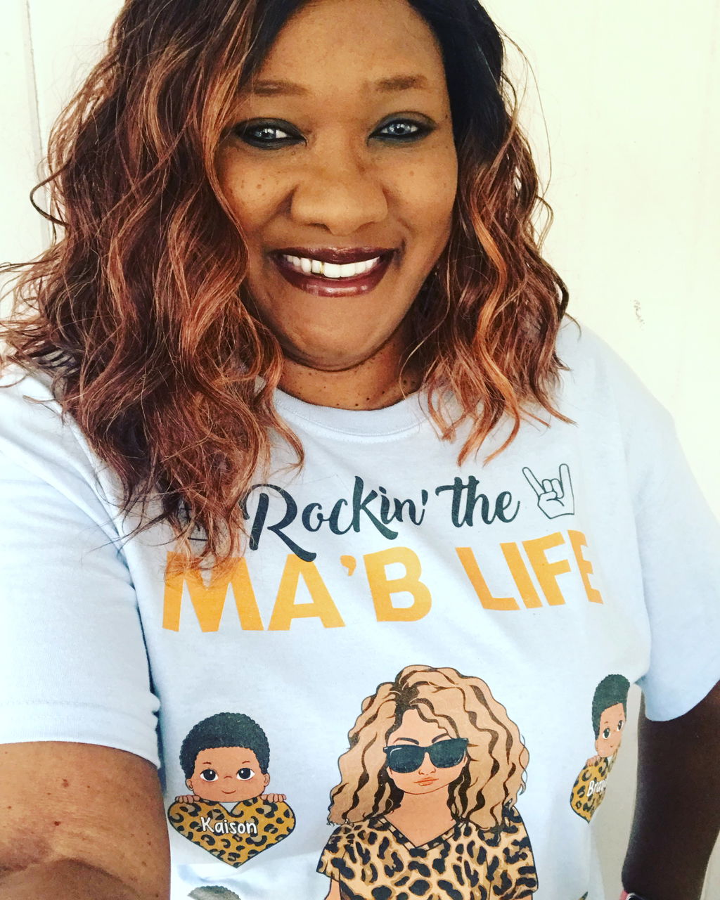 Rockin' The Nana Life Leopard Heart Personalized Shirt For Grandma