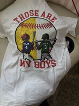 Personalized Baseball Mom Softball Ballpark Mom Shirt Those Are My Kids Shirt Gift For Sport Family review photo
