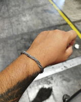 BRACCIALE INTRECCIO URANO SILVER