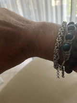 BRACCIALE INTRECCIO NETTUNO  SILVER