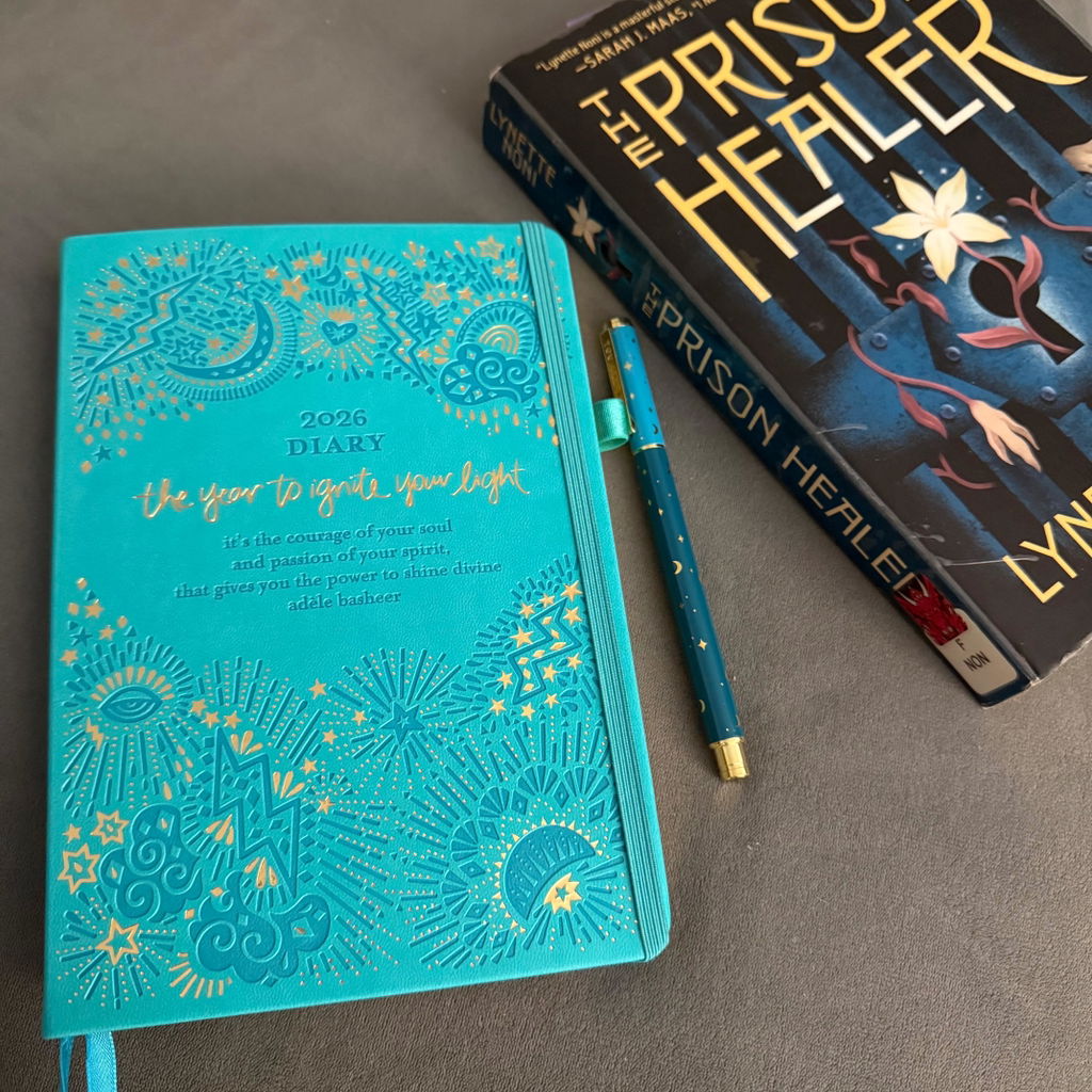 2026 Diary Planner | Turquoise Twist | Year to Ignite Your Light *SOLD OUT*