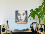 Handcrafted Wooden Vinyl Record Wall Mount | Top Text Design