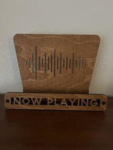 Handcrafted Wooden Vinyl Record Wall Mount | Now Playing Display | Baltic Birch