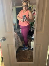 Photo d'une cliente portant le legging Sculpt 3D