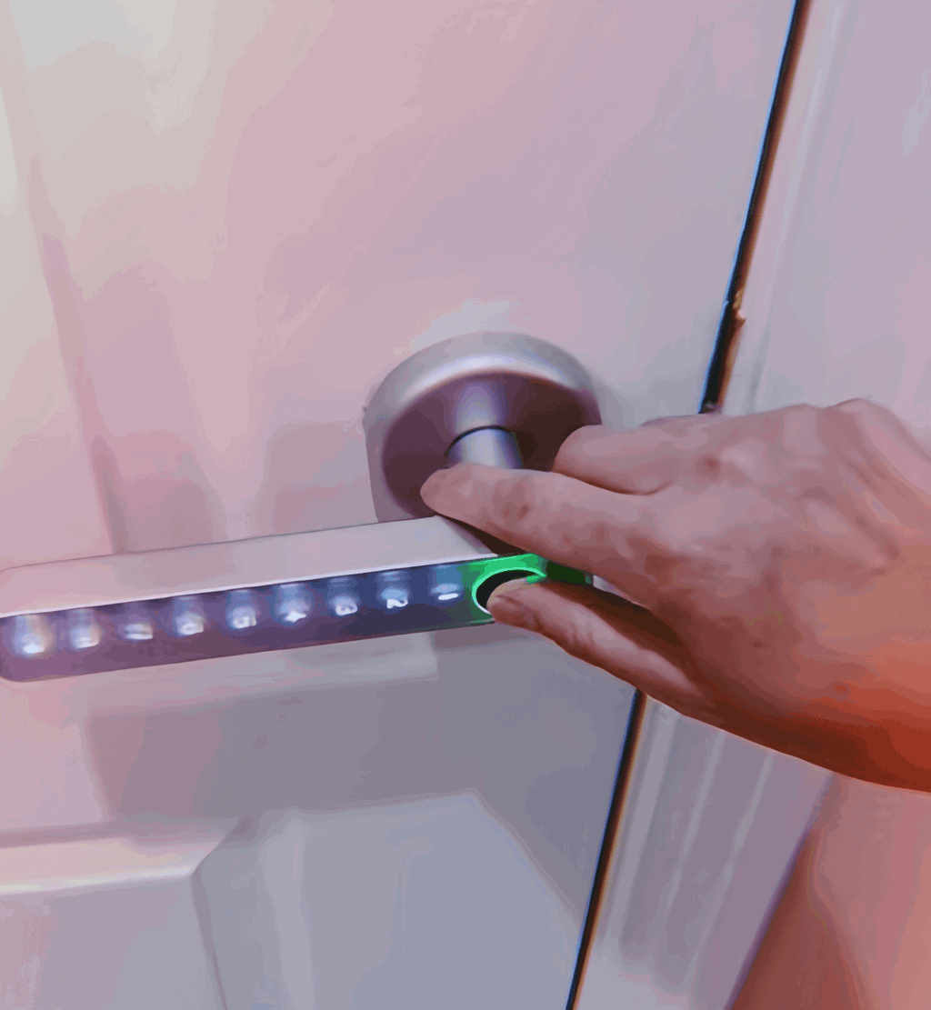 F190S Fingerprint Door Lock with Keypad Keyless Entry Smart Lock