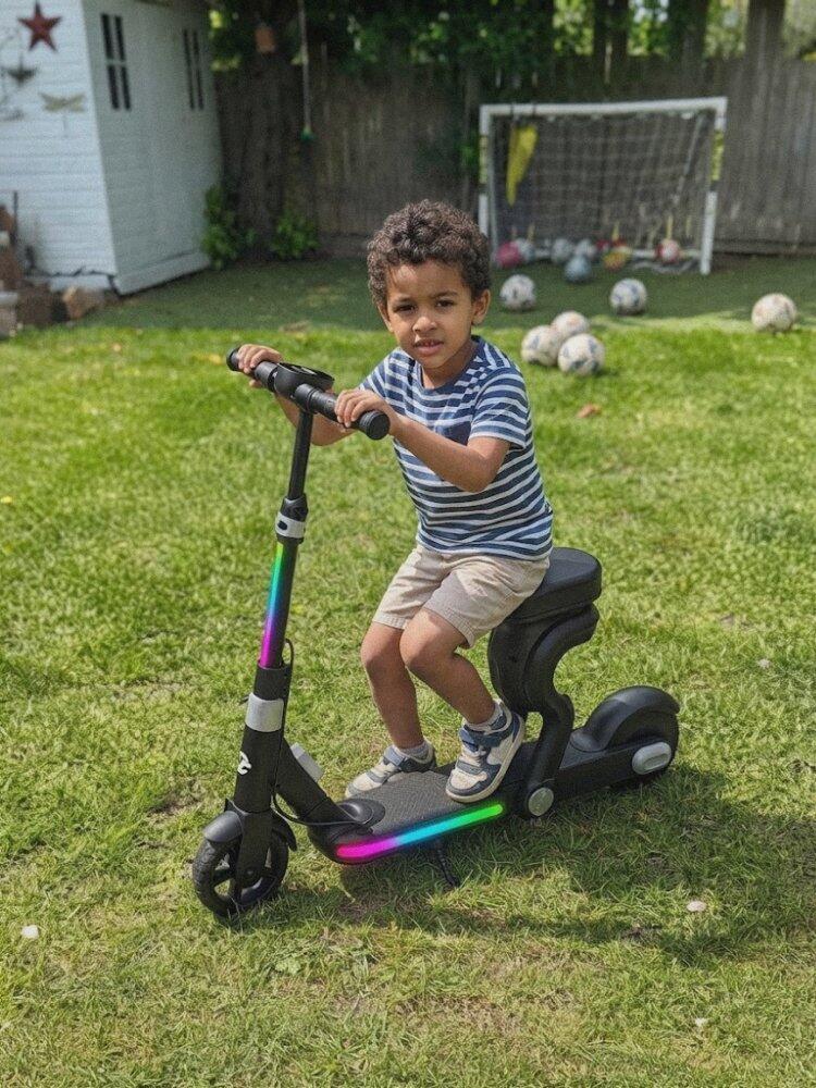 EK8 2-in-1 Electric Scooter with Seat for Kids