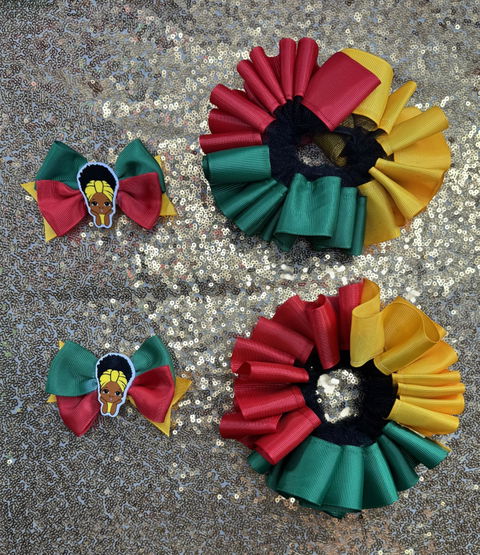 Black History Month Crafters Ribbon/Resin Planar Bundle B31