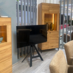 TV stands and TV mounts in a shop review photo