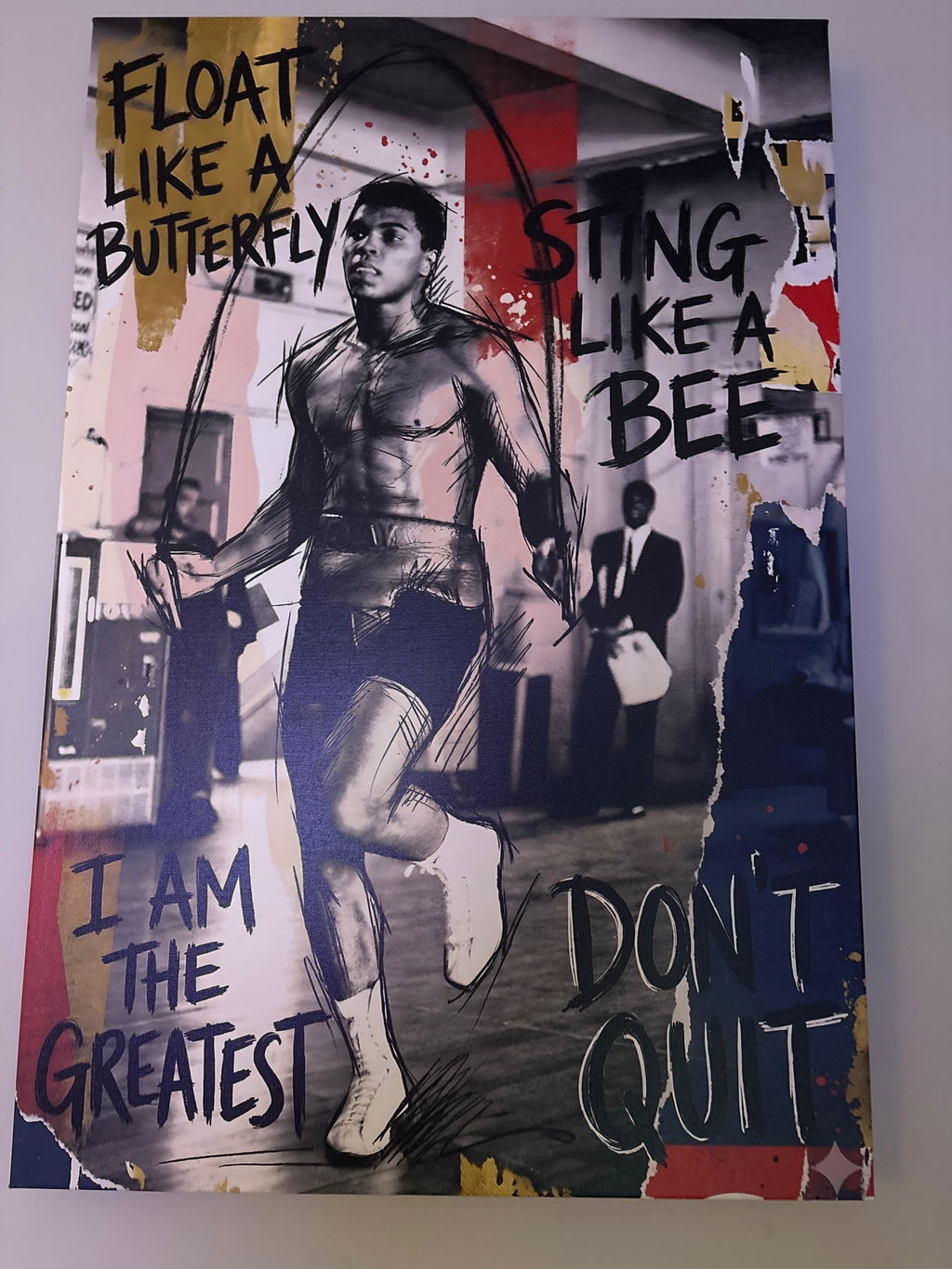 Muhammad Ali Float Like a Butterfly Wall Art #3992