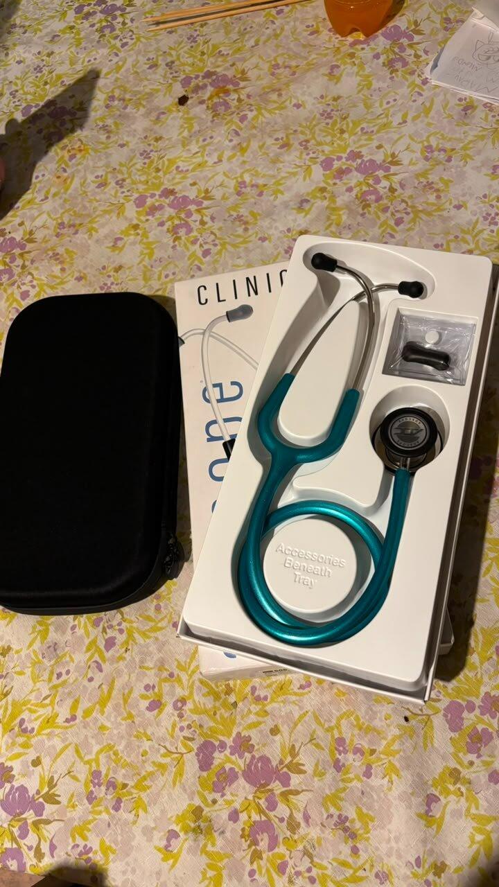 Fonendoscopio ADSCOPE ADC® 608 Azul Caribe Metálico Espejo