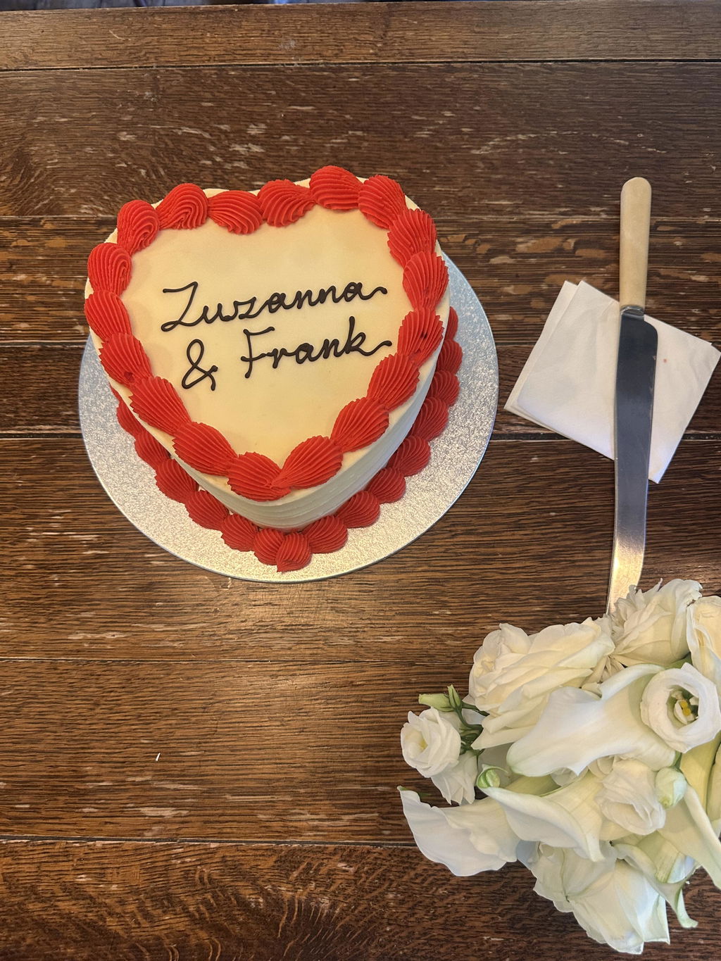 Heart Shaped Celebration Cake