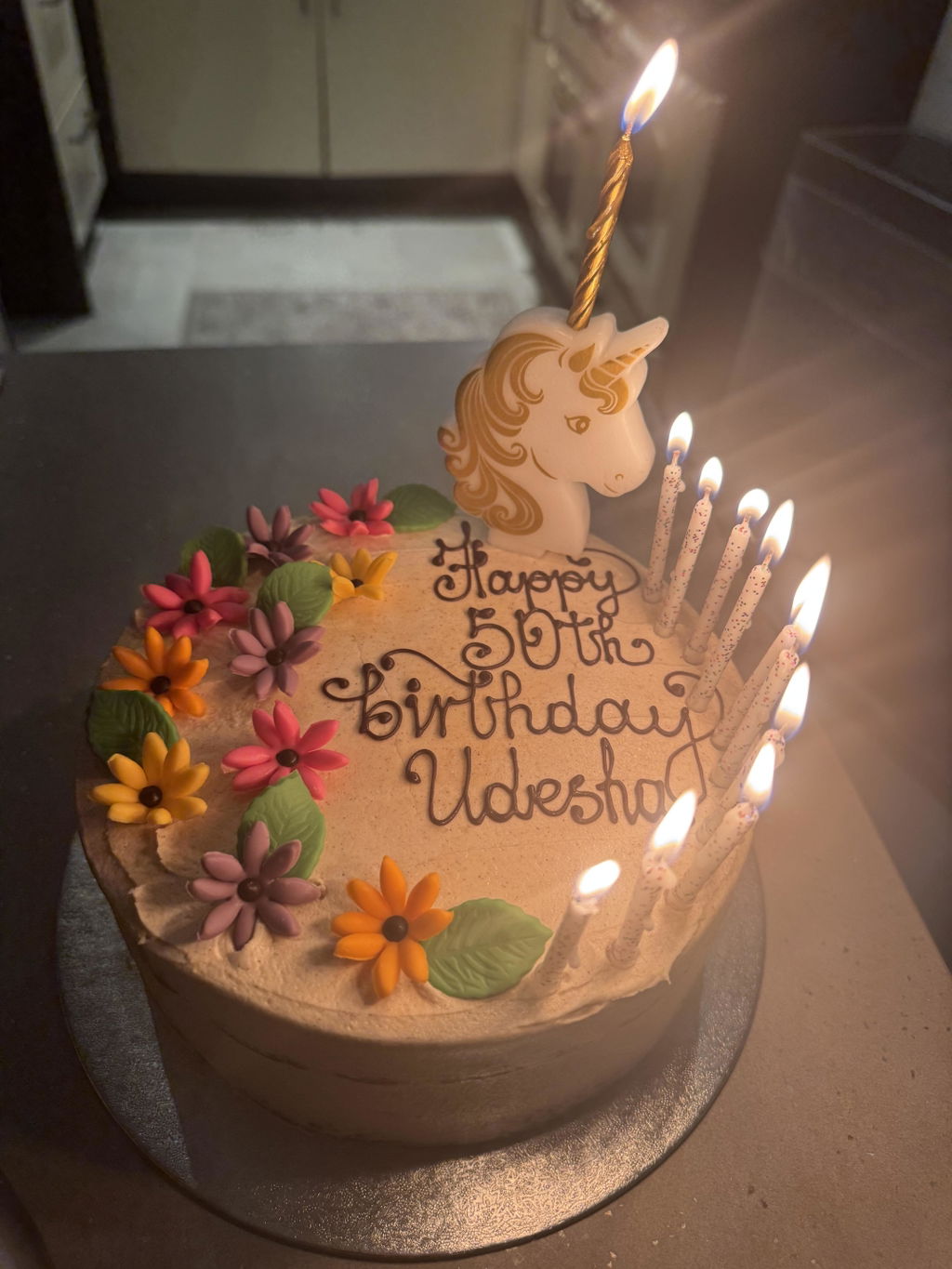 Personalised Vegan Carrot & Cinnamon Cake