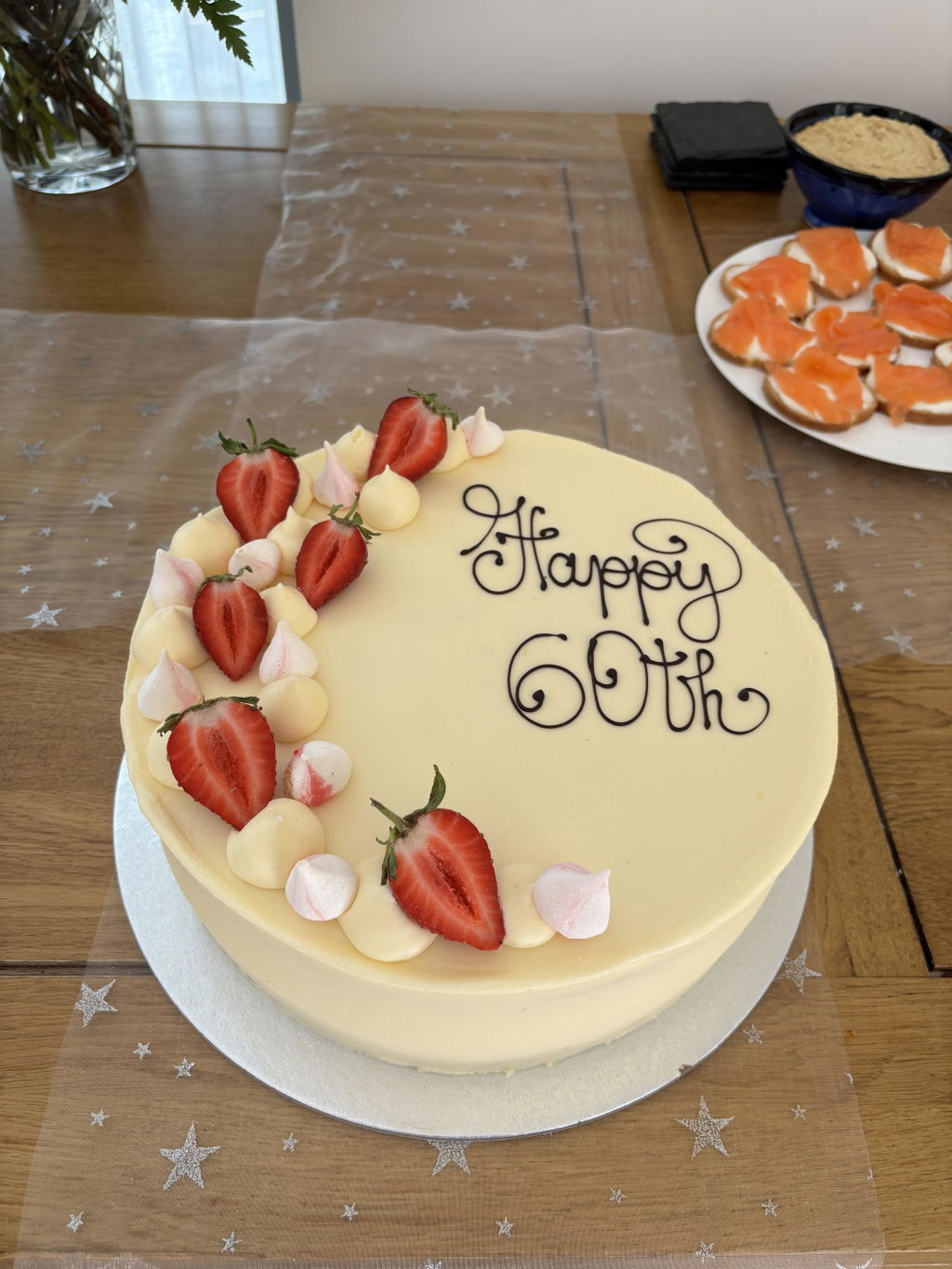 Personalised Frosted Victoria Cake