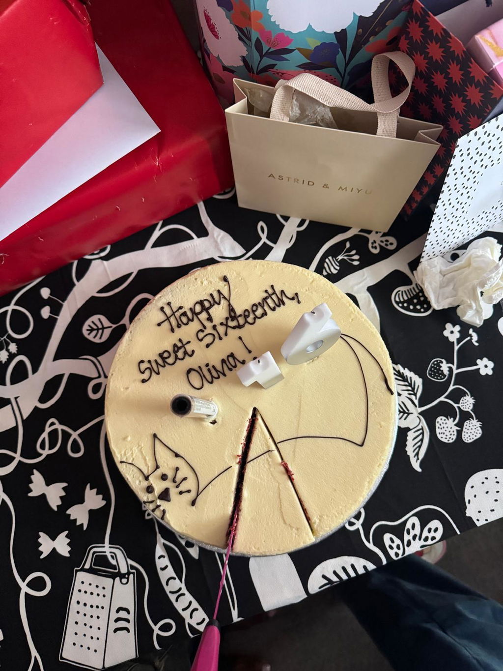 Personalised Red Velvet Cake