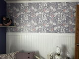 Lavender Whimsical Floral Wallpaper –  1653