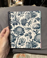Timeless Thistle | Navy Botanical Removable Contact Paper for Shelves, Cabinets, Walls, DIY Home Decor 1874