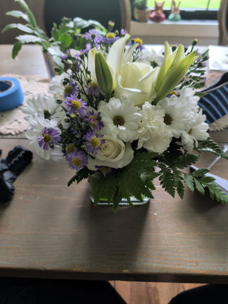 Customer photo of Healing Tears Blue & White